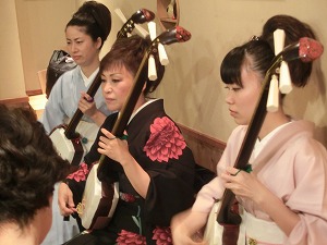 村上三絃道ライブ in 蕎麦酒　かわかつ