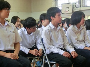 スクールコンサート in 藤枝市立青島北中学校
