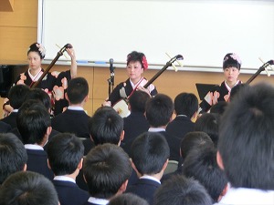 スクールコンサート in 日章学園中学校