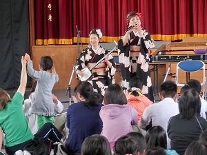 スクールコンサート　in　長崎県立川棚特別支援学校・小串小学校