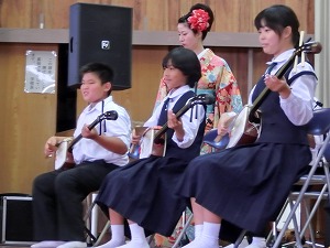 スクールコンサート　in　宮崎市立本郷中学校