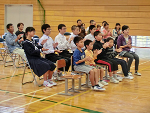 スクールコンサート　in　五島市立久賀小中学校
