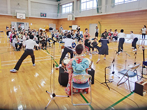 スクールコンサート　in　五島市立久賀小中学校