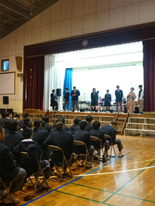 スクールコンサート　in　北九州市立白銀中学校