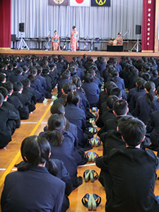 スクールコンサート　in　宮崎市立赤江中学校