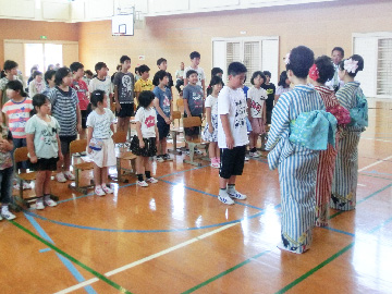スクールコンサート in 対馬市立金田小学校