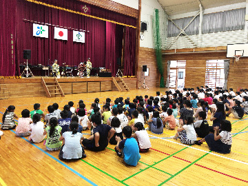 学校と地域を結ぶコンサート in 美郷町立美郷南学園