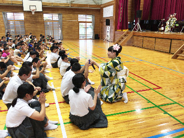 学校と地域を結ぶコンサート in 美郷町立美郷南学園
