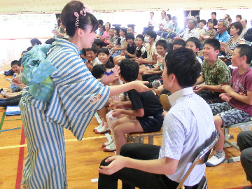 スクールコンサート in 対馬市立乙宮小学校