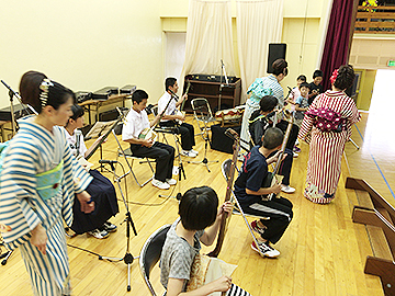 スクールコンサート in 対馬市立佐須奈小中学校