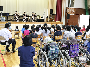 スクールコンサート in 西都市立茶臼原小学校