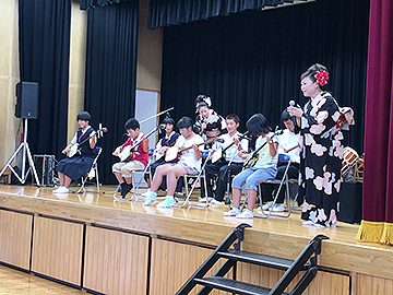 学校と地域を結ぶコンサート in 都城市立笛水小中学校
