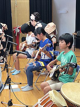 学校と地域を結ぶコンサート in 都城市立笛水小中学校