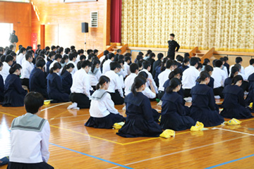 スクールコンサート in 宮崎市立住吉中学校