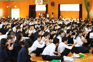 スクールコンサート in 宮崎市立住吉中学校