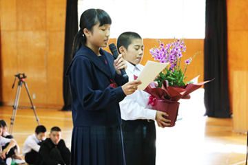 スクールコンサート in 宮崎市立住吉中学校