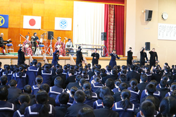 スクールコンサート和洋スペシャル in 宮崎市立檍中学校