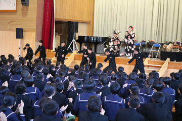 スクールコンサート in 宮崎市立宮崎西中学校