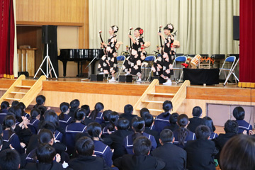 スクールコンサート in 宮崎市立宮崎西中学校