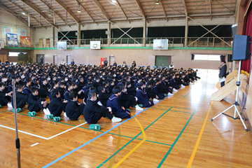 スクールコンサート in 宮崎市立宮崎西中学校