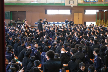 スクールコンサート in 宮崎市立宮崎西中学校