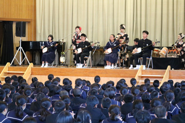 スクールコンサート in 宮崎市立宮崎西中学校