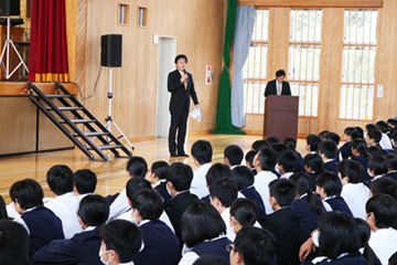 スクールコンサート in 小林市立三松中学校