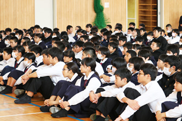 スクールコンサート in 小林市立三松中学校