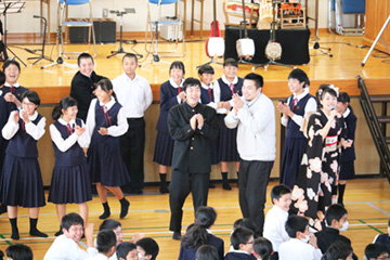 スクールコンサート in 小林市立東方中学校