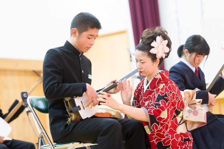 学校と地域を結ぶコンサート in 椎葉村立椎葉中学校