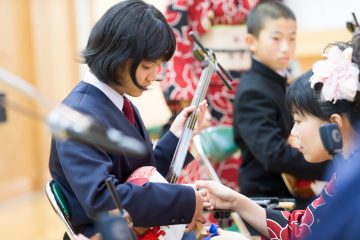 学校と地域を結ぶコンサート in 椎葉村立椎葉中学校