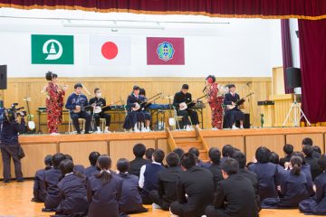 学校と地域を結ぶコンサート in 椎葉村立椎葉中学校