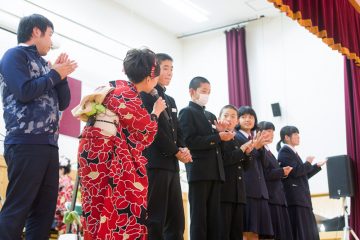 学校と地域を結ぶコンサート in 椎葉村立椎葉中学校