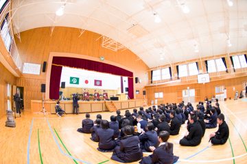 学校と地域を結ぶコンサート in 椎葉村立椎葉中学校