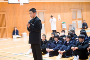 学校と地域を結ぶコンサート in 椎葉村立椎葉中学校