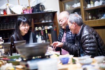 「民宿おまえ」での交流