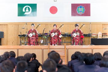 学校と地域を結ぶコンサート in 椎葉村立椎葉中学校