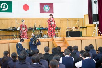 学校と地域を結ぶコンサート in 椎葉村立椎葉中学校