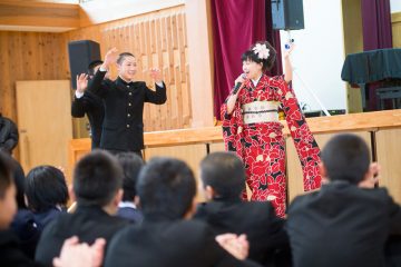 学校と地域を結ぶコンサート in 椎葉村立椎葉中学校