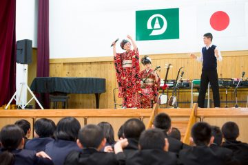 学校と地域を結ぶコンサート in 椎葉村立椎葉中学校