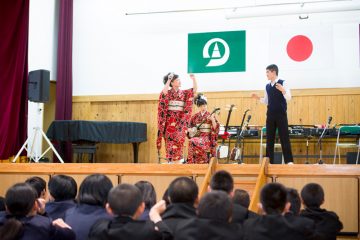 学校と地域を結ぶコンサート in 椎葉村立椎葉中学校