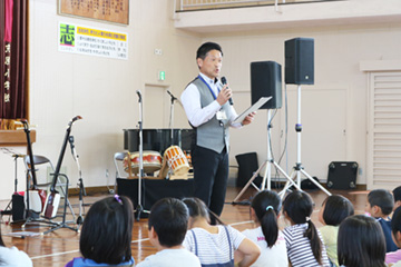 スクールコンサート in 壱岐市立志原（しわら）小学校