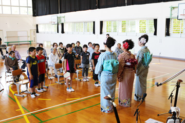 スクールコンサート in 壱岐市立三島（みしま）小学校