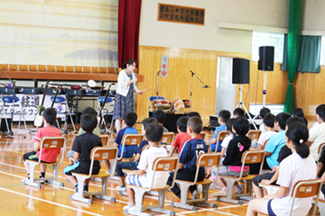 スクールコンサート in 壱岐市立渡良（わたら）小学校