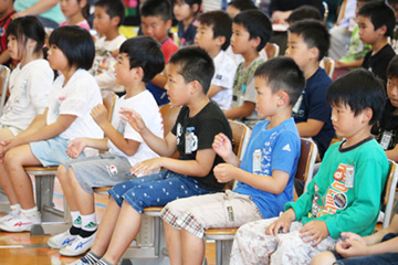 スクールコンサート in 壱岐市立渡良（わたら）小学校