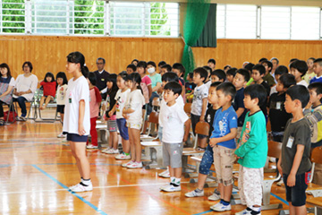 スクールコンサート in 壱岐市立渡良（わたら）小学校