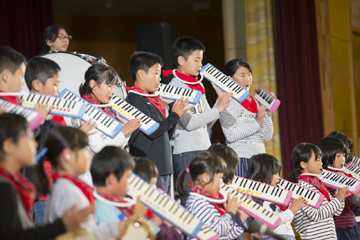 学校と地域を結ぶコンサートin日之影町