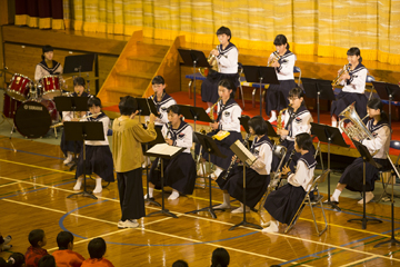 学校と地域を結ぶコンサートin日之影町