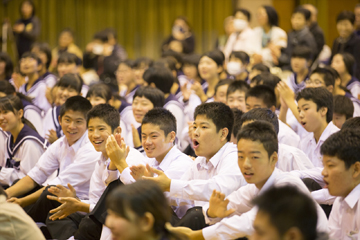 学校と地域を結ぶコンサートin日之影町