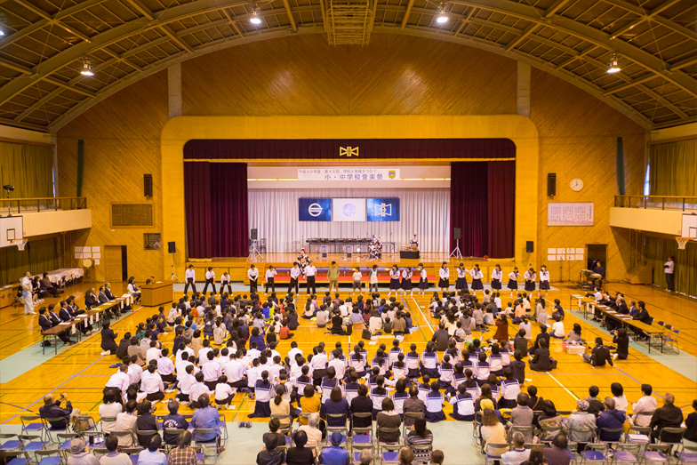 学校と地域を結ぶコンサートin日之影町